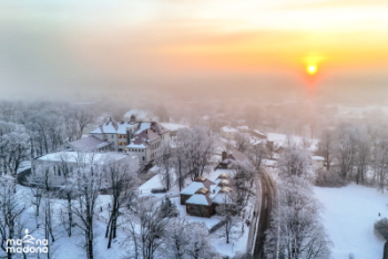 Uzausis 21. februāra rīts Madonā